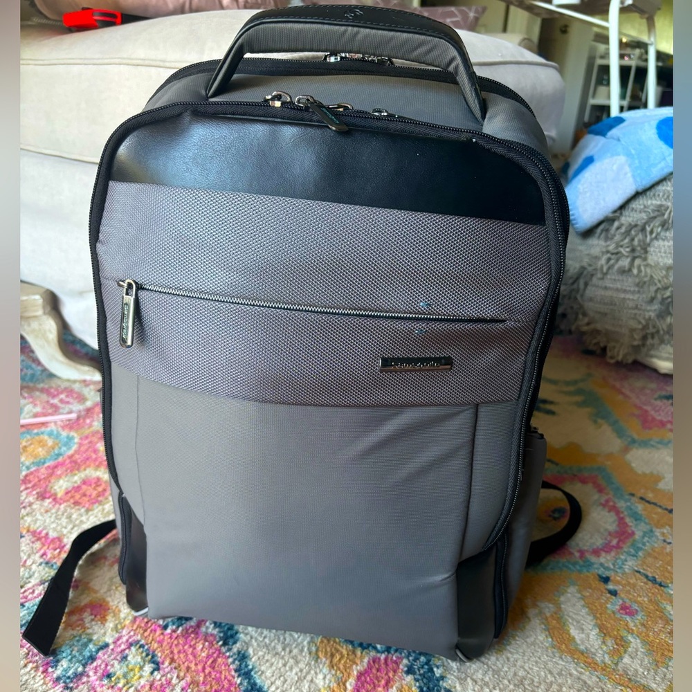 Samsonite travel backpack, Gray, used